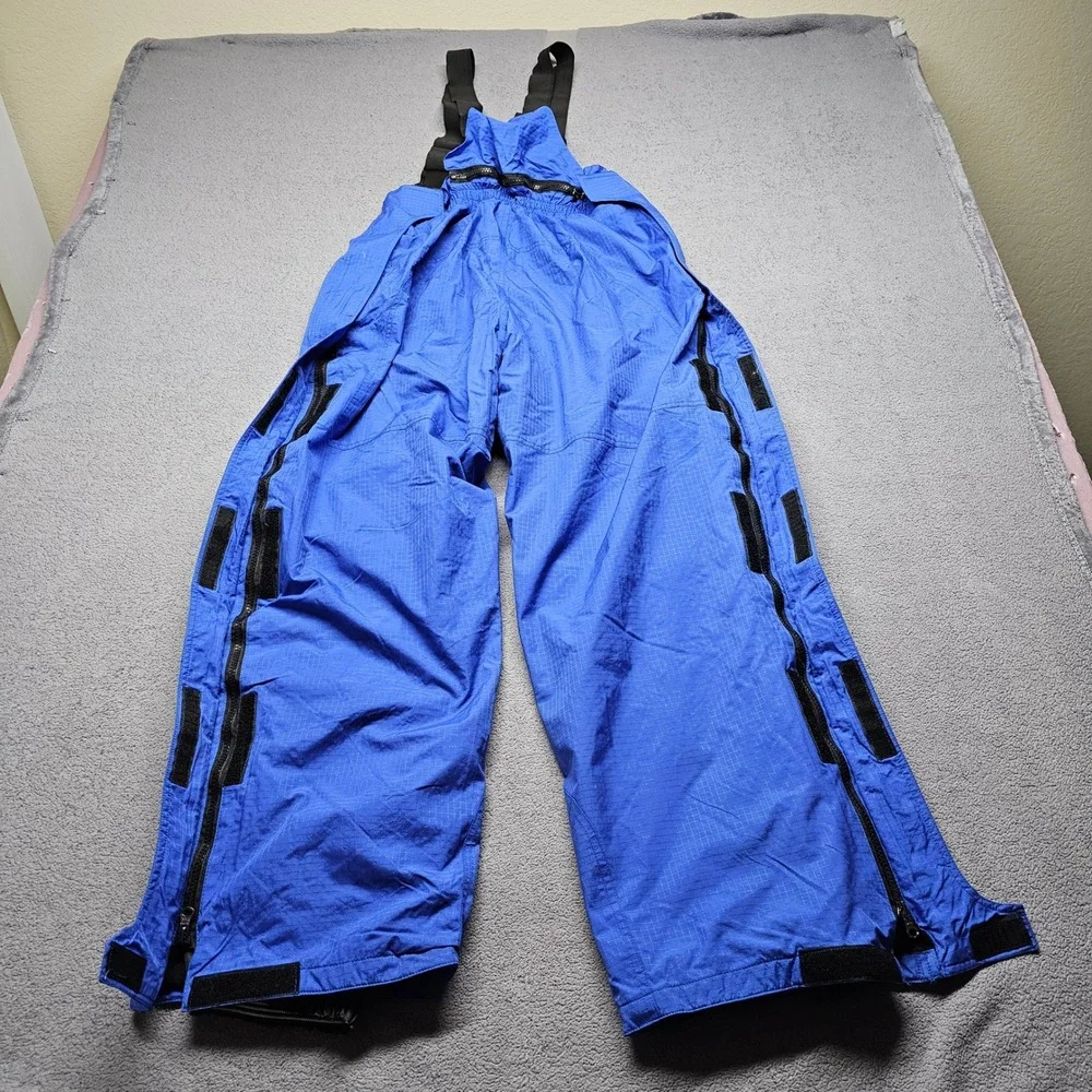 The North Face Summit Series Gore-Tex XCR Ski Bib Pants Mens Large Blue Full Zip